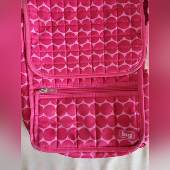 Lug Pink Polka Dot Crossbody Bag - Picture 2 of 11